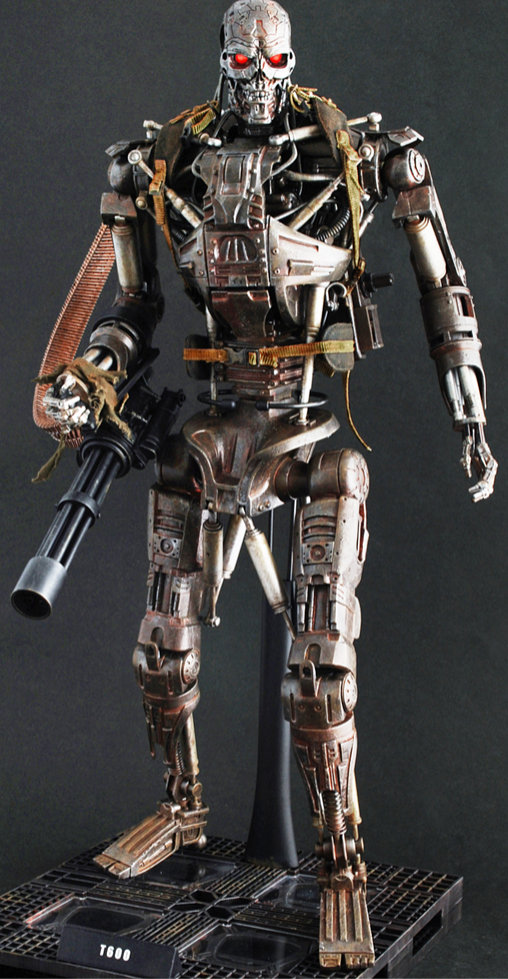 Terminator - Salvation: T-600 Endoskeleton, 1/6 Figur von Hot Toys