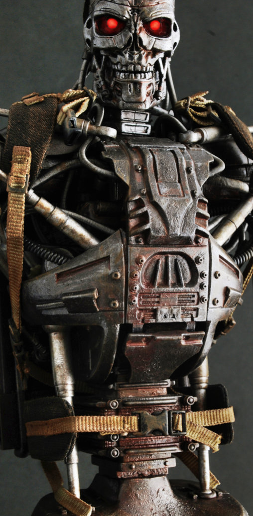 Terminator - Salvation: T-600 Endoskeleton, 1/6 Figur von Hot Toys