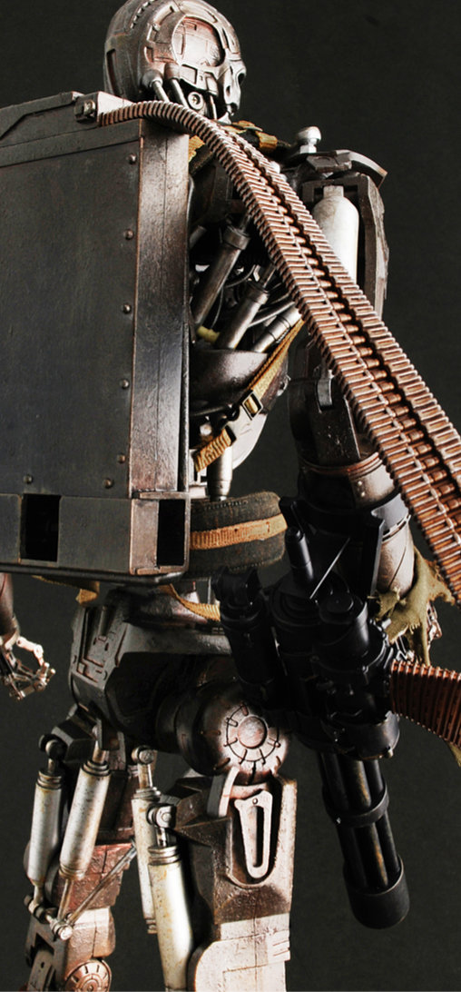 Terminator - Salvation: T-600 Endoskeleton, 1/6 Figur von Hot Toys