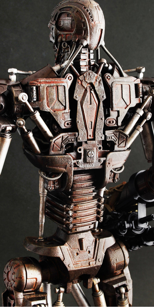 Terminator - Salvation: T-600 Endoskeleton, 1/6 Figur von Hot Toys
