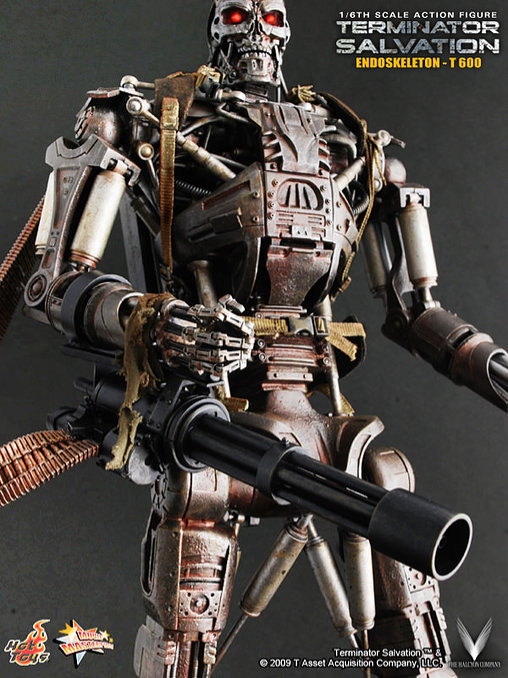 Terminator - Salvation: T-600 Endoskeleton, 1/6 Figur von Hot Toys