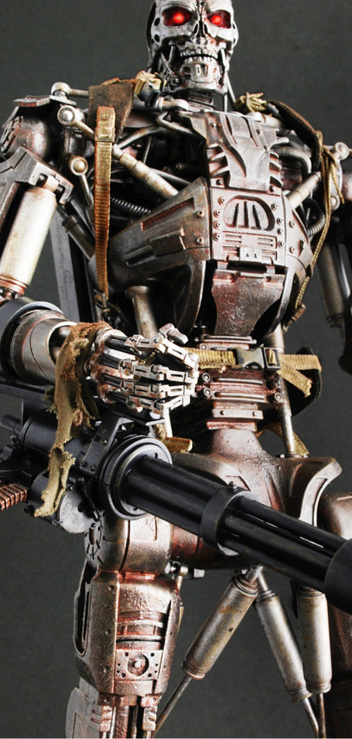 Terminator - Salvation: T-600 Endoskeleton, 1/6 Figur von Hot Toys