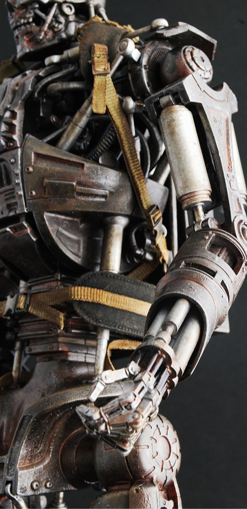 Terminator - Salvation: T-600 Endoskeleton, 1/6 Figur von Hot Toys