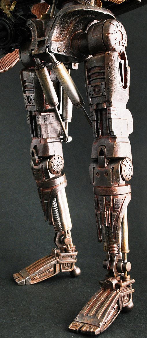 Terminator - Salvation: T-600 Endoskeleton, 1/6 Figur von Hot Toys