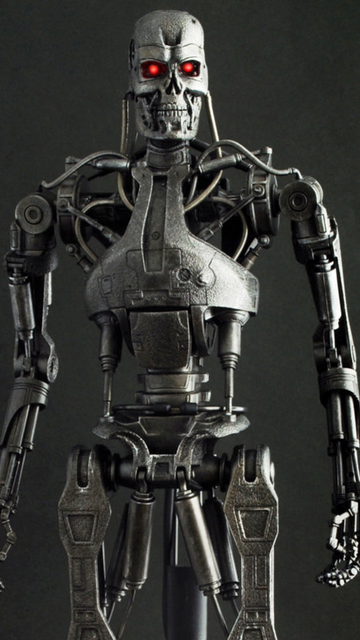 Terminator - Salvation: T-700 Endoskeleton, 1/6 Figur von Hot Toys