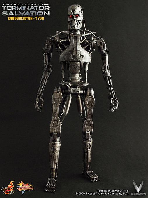 Terminator - Salvation: T-700 Endoskeleton, 1/6 Figur von Hot Toys