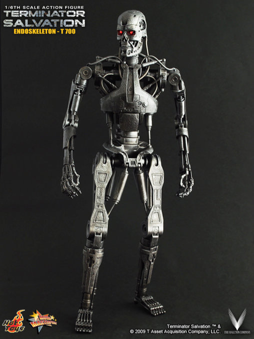 Terminator - Salvation: T-700 Endoskeleton, 1/6 Figur von Hot Toys