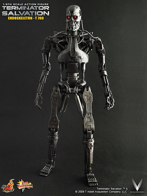 Terminator - Salvation: T-700 Endoskeleton, 1/6 Figur von Hot Toys