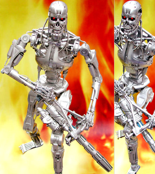 Terminator 2: T-800 Indestructible Endoskeleton, 1/6 Figur von Hot Toys