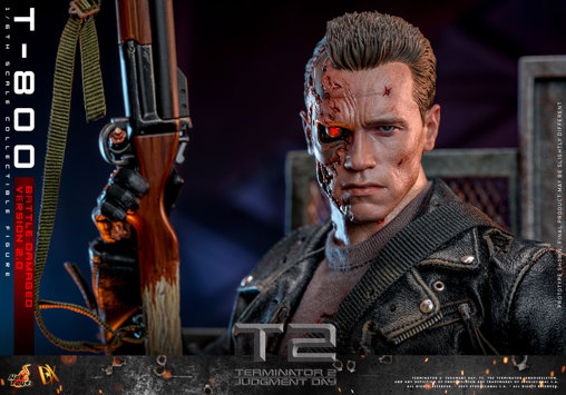 Terminator 2: T-800 - Battle Damaged Version 2.0, 1/6 Figur von Hot Toys