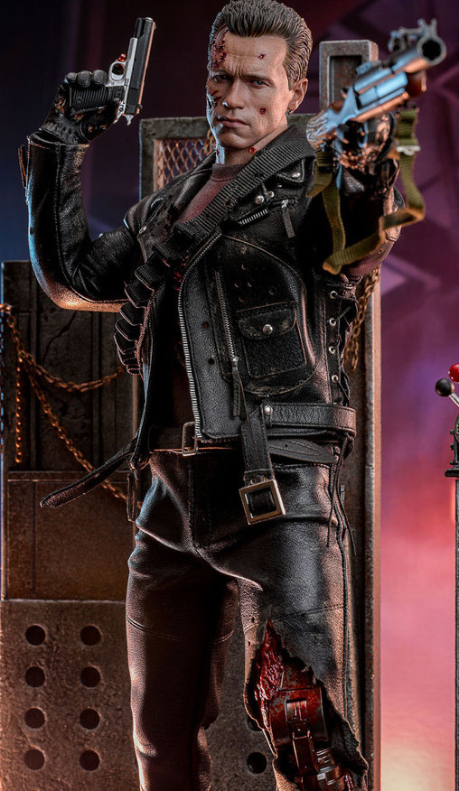 Terminator 2: T-800 - Battle Damaged Version 2.0, 1/6 Figur von Hot Toys