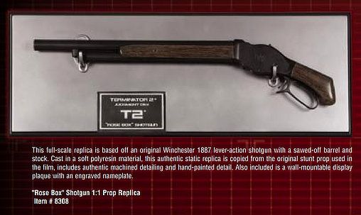 Terminator 2: Rose Box Shotgun Replica, Fertig-Modell von Sideshow