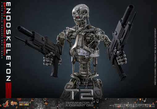 Terminator 2: T-800 Endoskeleton - Battle Damaged, 1/6 Figur von Hot Toys