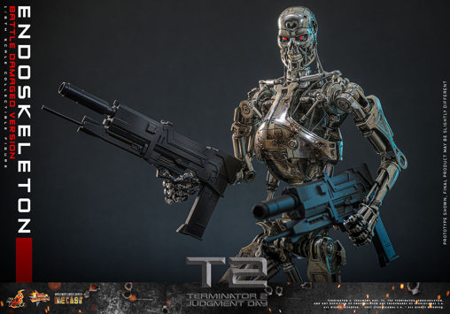 Terminator 2: T-800 Endoskeleton - Battle Damaged, 1/6 Figur von Hot Toys