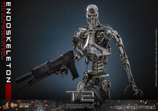 Terminator 2: T-800 Endoskeleton - Battle Damaged, 1/6 Figur von Hot Toys