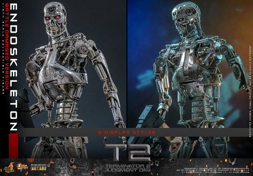 Terminator 2: T-800 Endoskeleton - Battle Damaged, 1/6 Figur von Hot Toys