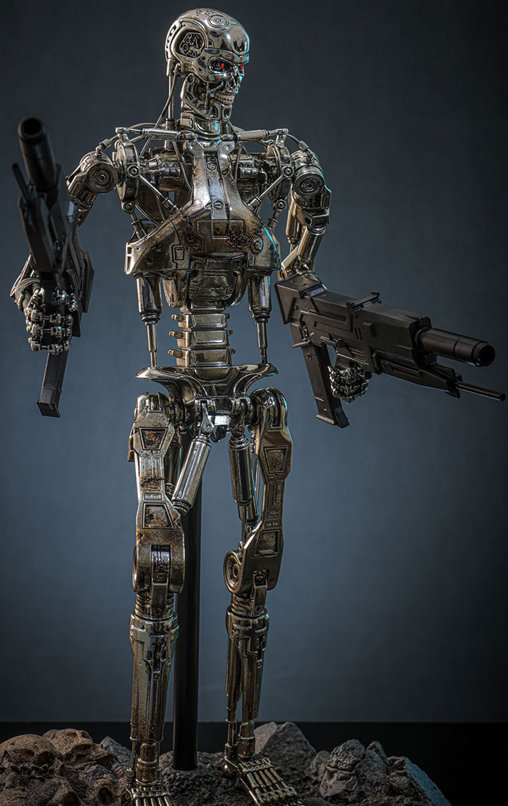 Terminator 2: T-800 Endoskeleton - Battle Damaged, 1/6 Figur von Hot Toys
