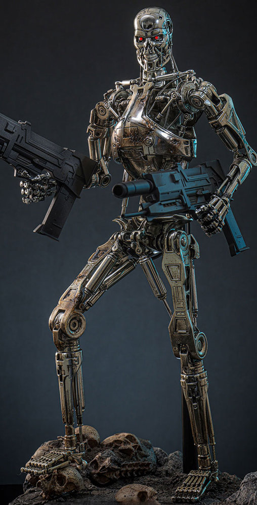 Terminator 2: T-800 Endoskeleton - Battle Damaged, 1/6 Figur von Hot Toys