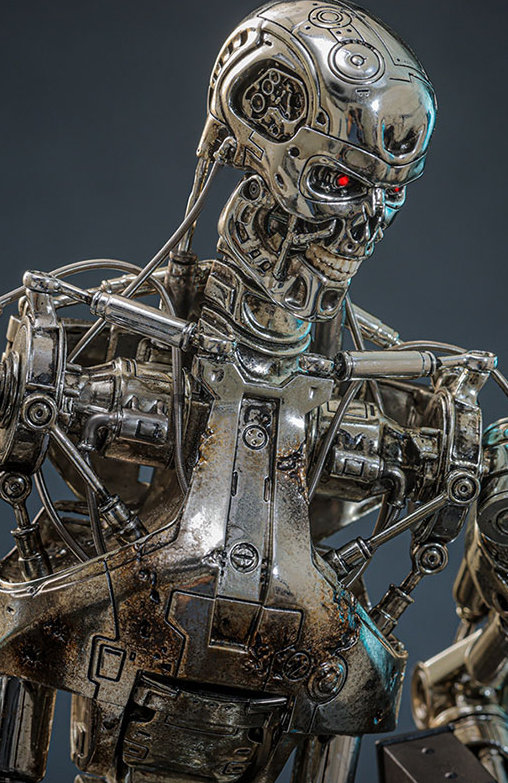 Terminator 2: T-800 Endoskeleton - Battle Damaged, 1/6 Figur von Hot Toys