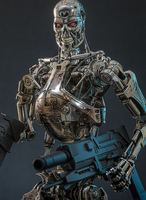 Terminator 2: T-800 Endoskeleton - Battle Damaged, 1/6 Figur von Hot Toys