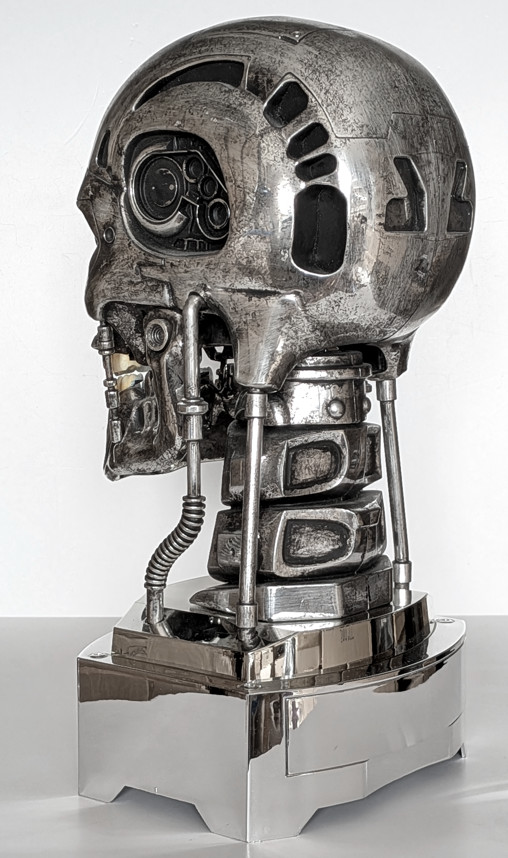 Terminator 2: T-800 Endoskelett Büste - Battle-Damaged - Licht und Sound, Büste von Studio Canal