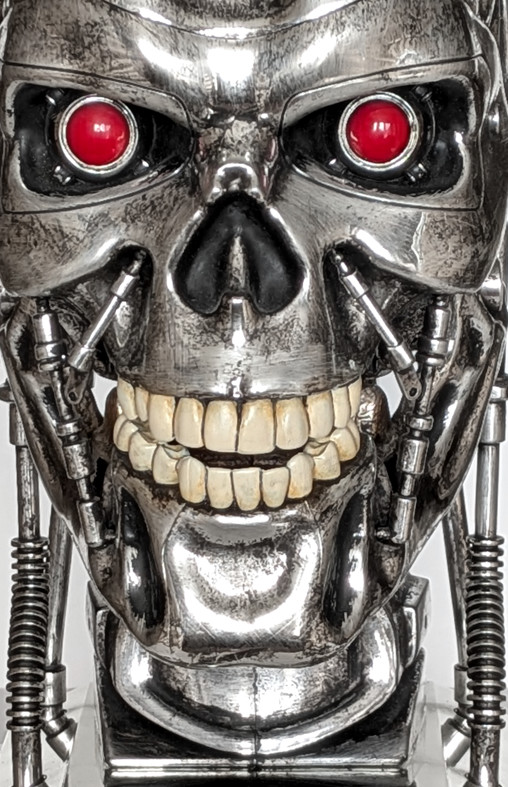 Terminator 2: T-800 Endoskelett Büste - Battle-Damaged - Licht und Sound, Büste von Studio Canal
