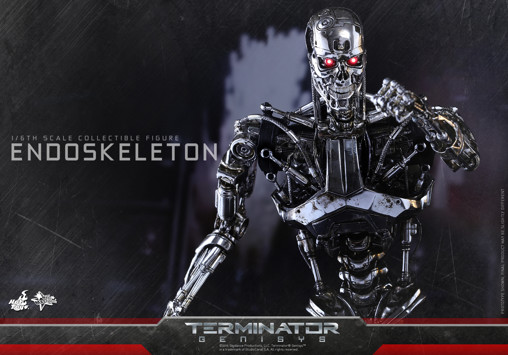 Terminator - Genisys: T-800 Endoskelett von Hot Toys, weitere Produktansicht 10
