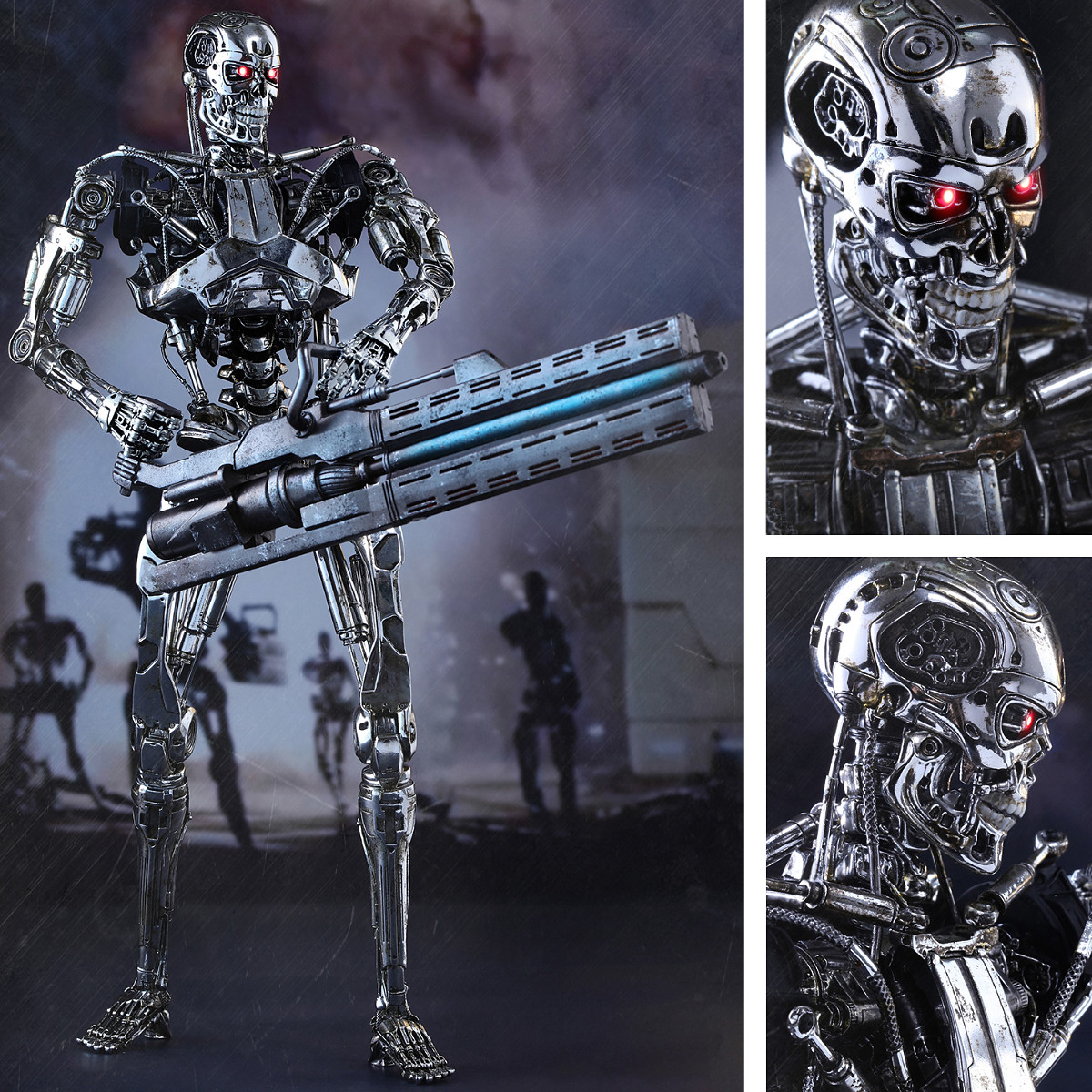 Terminator - Genisys: T-800 Endoskelett, 1/6 Figur von Hot Toys