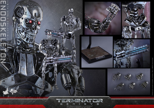 Terminator - Genisys: T-800 Endoskelett von Hot Toys, weitere Produktansicht 25