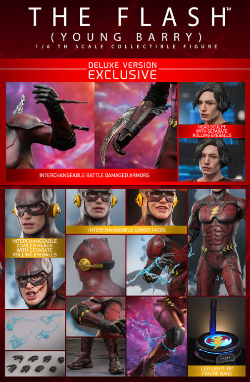 The Flash: Young Barry - Deluxe, 1/6 Figur von Hot Toys