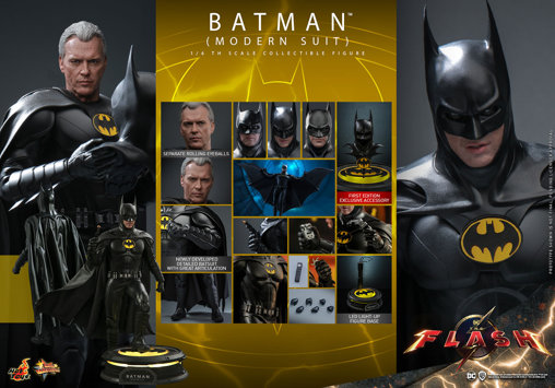 The Flash: Batman - Modern Suit, 1/6 Figur von Hot Toys