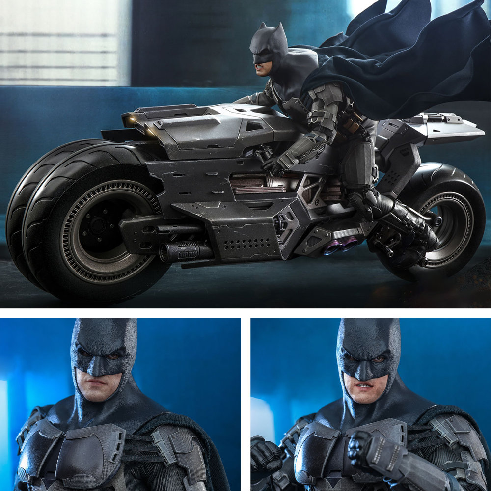 The Flash: Batman and Batcycle, Typ: 1/6 Figur