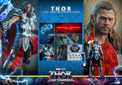 Thor - Love and Thunder: Thor, 1/6 Figur von Hot Toys