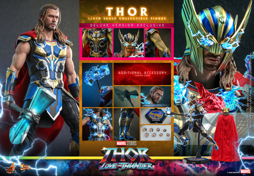 Thor - Love and Thunder: Thor - Deluxe, 1/6 Figur von Hot Toys