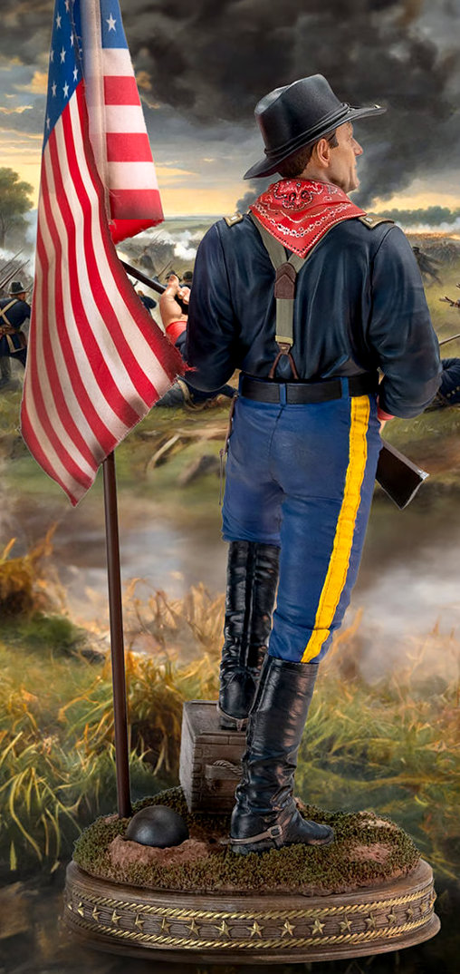The Horse Soldiers: Colonel John Marlowe - Civil War 1863, Statue von Infinite Statue
