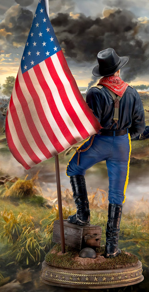 The Horse Soldiers: Colonel John Marlowe - Civil War 1863, Statue von Infinite Statue