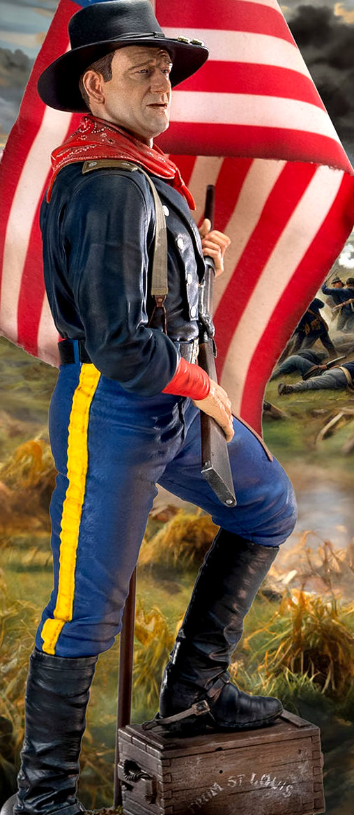 The Horse Soldiers: Colonel John Marlowe - Civil War 1863, Statue von Infinite Statue