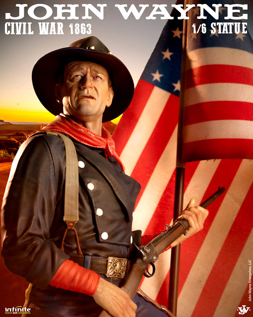 The Horse Soldiers: Colonel John Marlowe - Civil War 1863, Statue von Infinite Statue