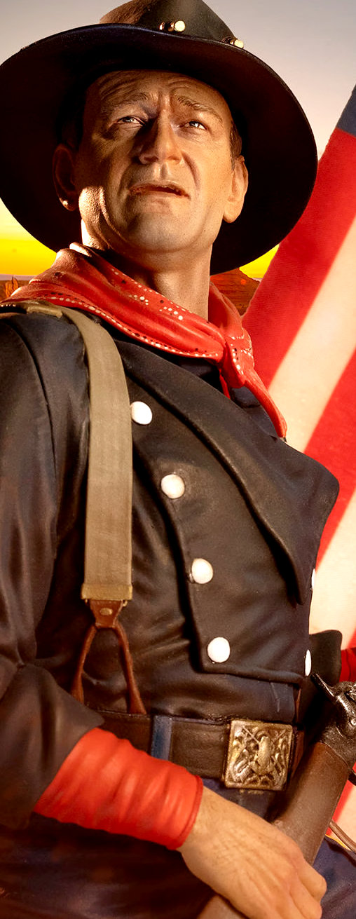 The Horse Soldiers: Colonel John Marlowe - Civil War 1863, Statue von Infinite Statue