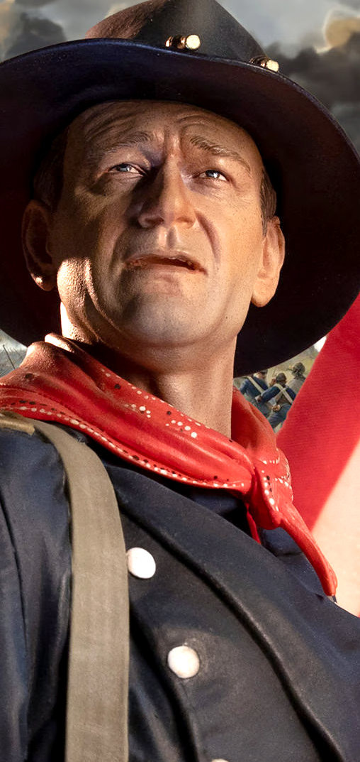 The Horse Soldiers: Colonel John Marlowe - Civil War 1863, Statue von Infinite Statue