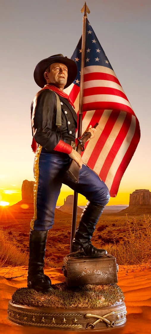 The Horse Soldiers: Colonel John Marlowe - Civil War 1863, Statue von Infinite Statue