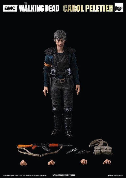 The Walking Dead: Carol Peletier, 1/6 Figur von ThreeZero