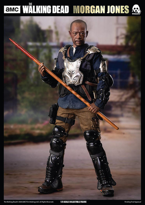 The Walking Dead: Morgan Jones, 1/6 Figur von ThreeZero