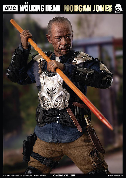 The Walking Dead: Morgan Jones, 1/6 Figur von ThreeZero