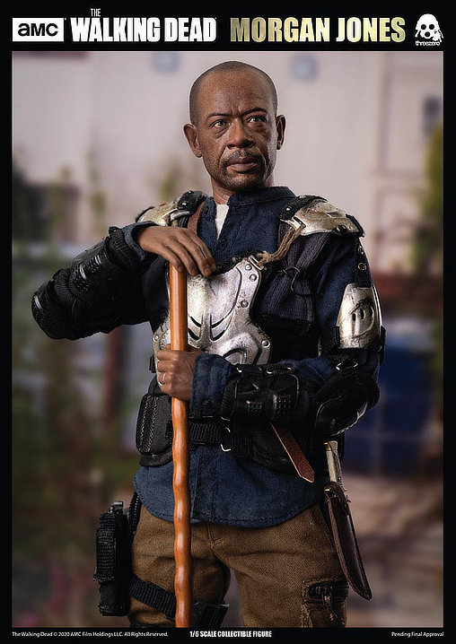 The Walking Dead: Morgan Jones, 1/6 Figur von ThreeZero