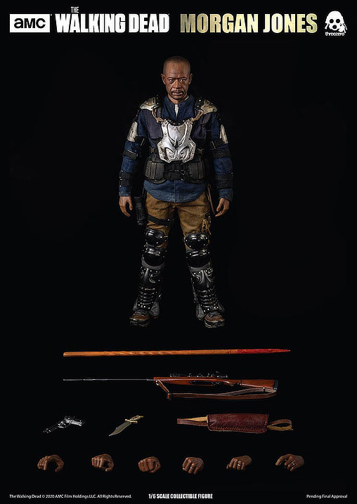 The Walking Dead: Morgan Jones, 1/6 Figur von ThreeZero