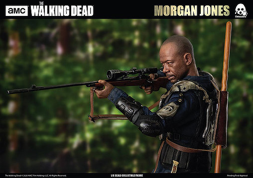 The Walking Dead: Morgan Jones, 1/6 Figur von ThreeZero