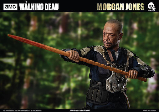 The Walking Dead: Morgan Jones, 1/6 Figur von ThreeZero