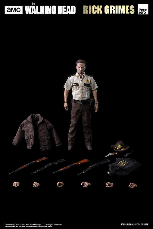 The Walking Dead: Rick Grimes, 1/6 Figur von ThreeZero