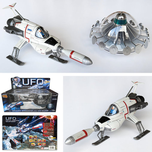 UFO: Shado Interceptor und Ufo Saucer, Fertig-Modell